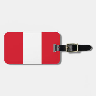 Flagge Perus Gepäckanhänger