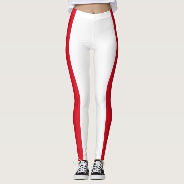 Flagge Perus (peruanische Flagge) Leggings (Vorderseite)