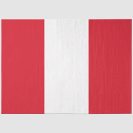 Flagge Perus (peruanische Flagge) Seidenpapier