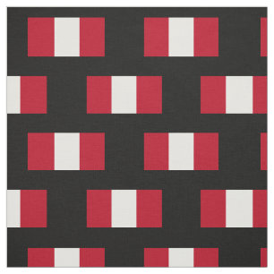 Flagge Perus Stoff