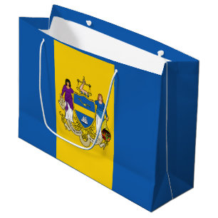 Flagge Philadelphia, Pennsylvania Große Geschenkta Geschenktüte