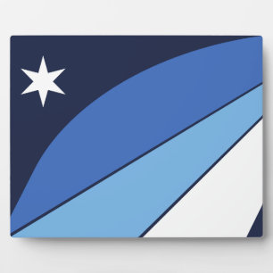 Flagge Plaque Columbia City Fotoplatte