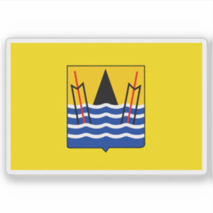 Flagge Pointe-Noire, Republik Kongo Aufkleber