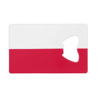Flagge Polens Flaschenöffner Kreditkarte