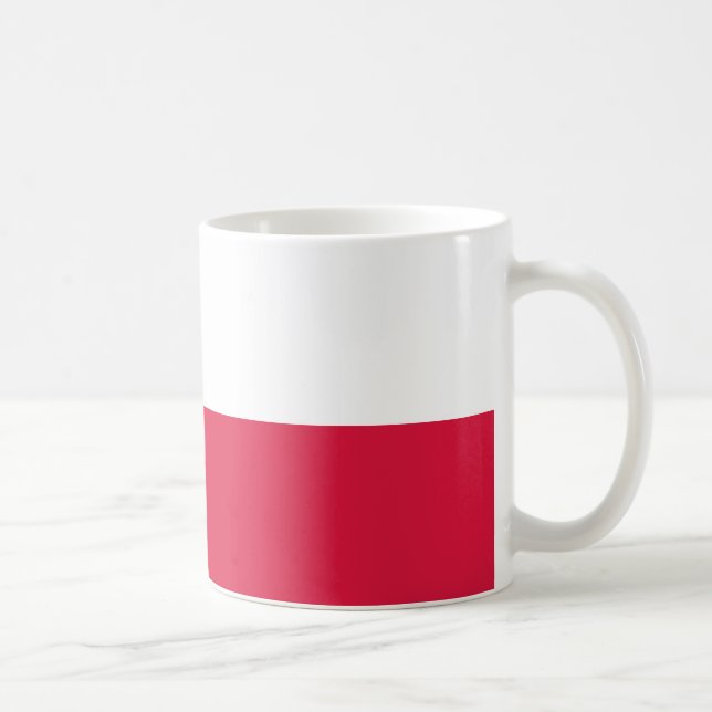 Flagge Polens Kaffeetasse (Rechts)