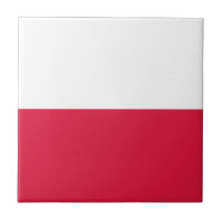 Flagge Polens Keramik Tile