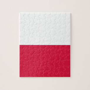 Flagge Polens Puzzle