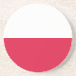 Flagge Polens Sandstein Untersetzer