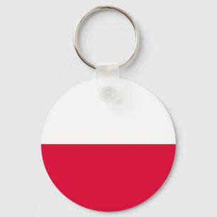 Flagge Polens Schlüsselanhänger