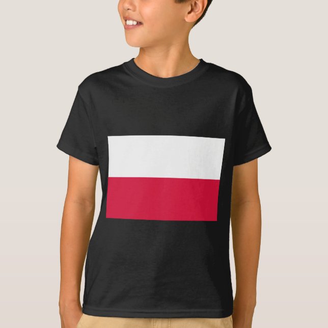 Flagge Polens T-Shirt (Vorderseite)