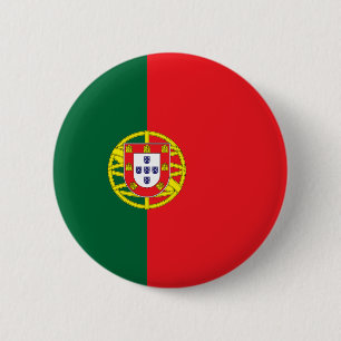 Flagge Portugals Button