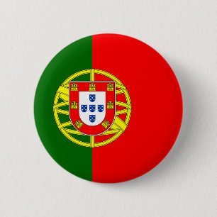 Flagge Portugals Button