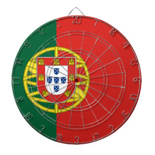 Flagge Portugals Dartscheibe