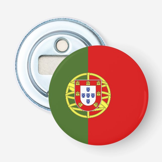 Flagge Portugals Flaschenöffner (Vorderseite)