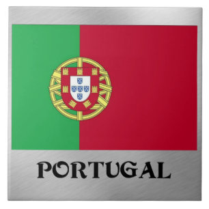Flagge Portugals Fliese