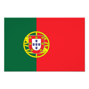 Flagge Portugals Fotodruck