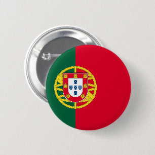 Flagge Portugals für den portugiesischen Feiertag Button