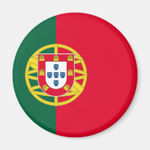 Flagge Portugals für den portugiesischen Feiertag Magnet
