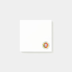 Flagge Portugals für den portugiesischen Feiertag Post-it Klebezettel