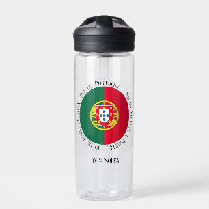 Flagge Portugals für den portugiesischen Feiertag Trinkflasche