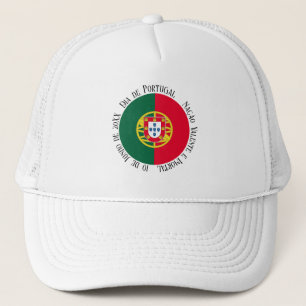 Flagge Portugals für den portugiesischen Feiertag Truckerkappe