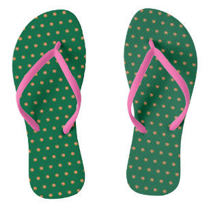 Flagge Portugals gepunktetes Muster Flip Flops