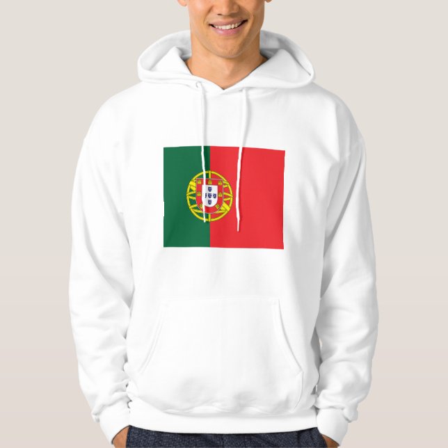 Flagge Portugals Hoodie (Vorderseite)