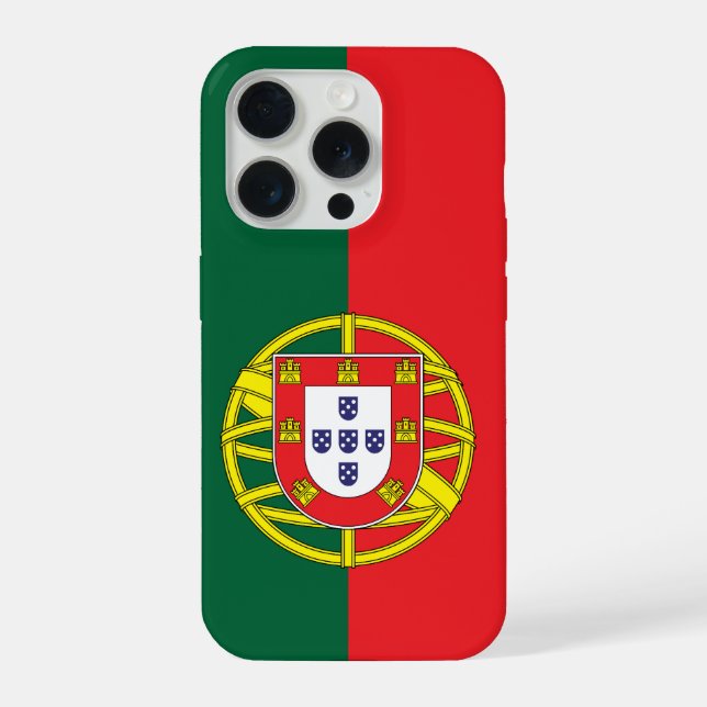 Flagge Portugals iPhone Hülle (Rückseite)