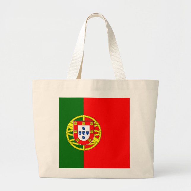 Flagge Portugals Jumbo Stoffbeutel (Vorne)