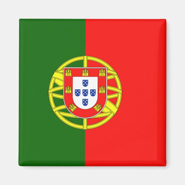Flagge Portugals Magnet (Vorne)
