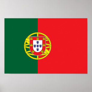 Flagge Portugals Poster