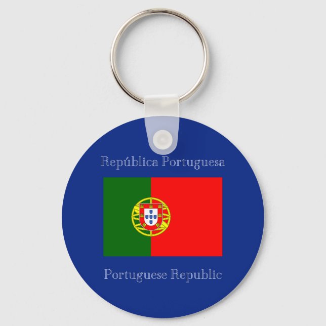 Flagge Portugals Schlüsselanhänger (Vorderseite)