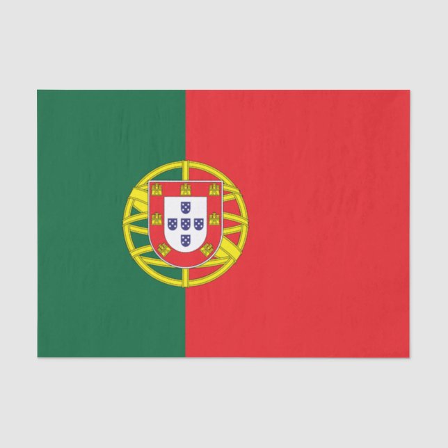 Flagge Portugals Seidenpapier (Vorderseite)