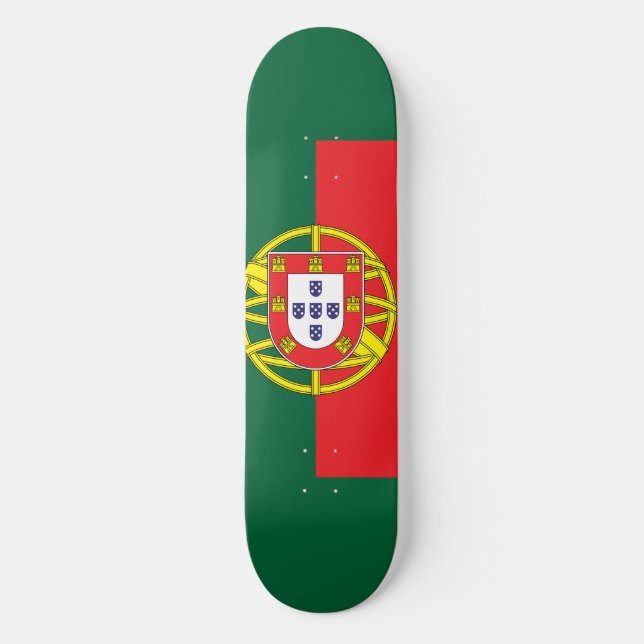 Flagge Portugals Skateboard (Vorderseite)