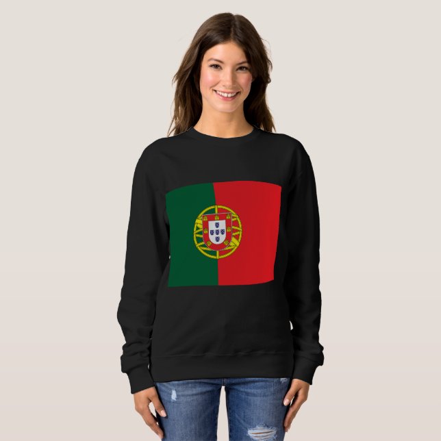 Flagge Portugals Sweatshirt (Vorne ganz)