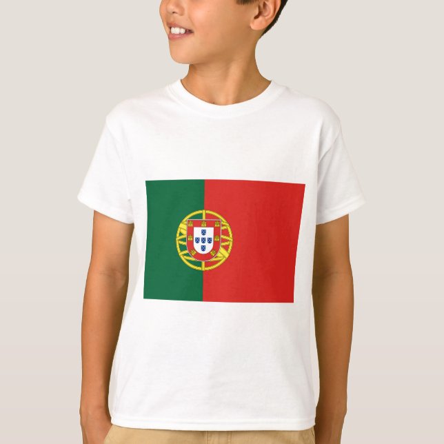 Flagge Portugals T-Shirt (Vorderseite)