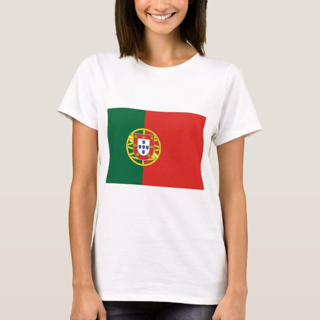 Flagge Portugals T-Shirt (Vorderseite)