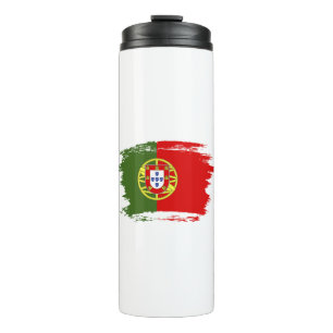 Flagge Portugals Thermosbecher