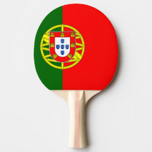Flagge Portugals Tischtennis Schläger