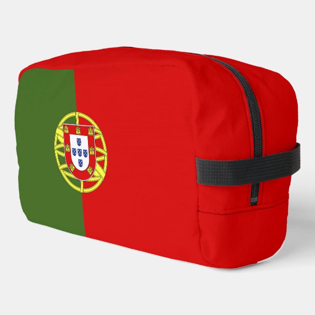 Flagge Portugals Waschbeutel (Linke Seite)