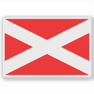 Flagge Prachatice, Tschechische Republik Aufkleber