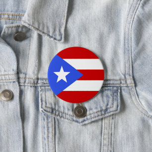 Flagge Puerto Rico Button