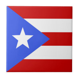 Flagge Puerto Rico Fliese