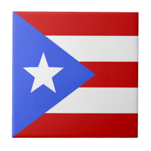Flagge Puerto Rico Fliese