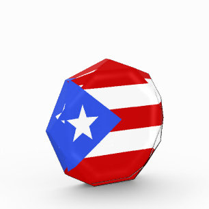 Flagge Puerto Rico Fotoblock