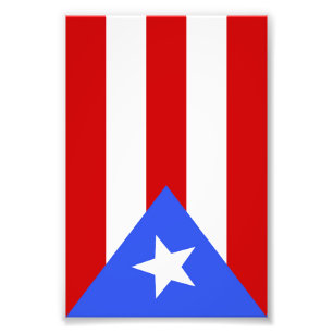 Flagge Puerto Rico Fotodruck