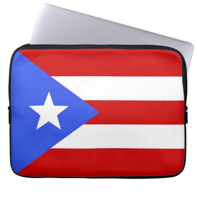 Flagge Puerto Rico Laptopschutzhülle (Vorderseite)