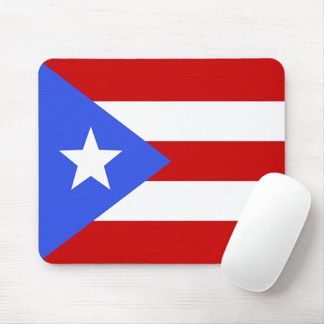 Flagge Puerto Rico Mousepad (Mit Mouse)