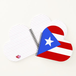 Flagge Puerto Rico Notizbuch