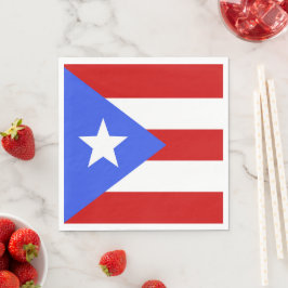 Flagge Puerto Rico Serviette